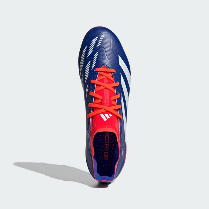 Adidas Predator League FG Football Boots (Lucid Blue/White/Solar Red)