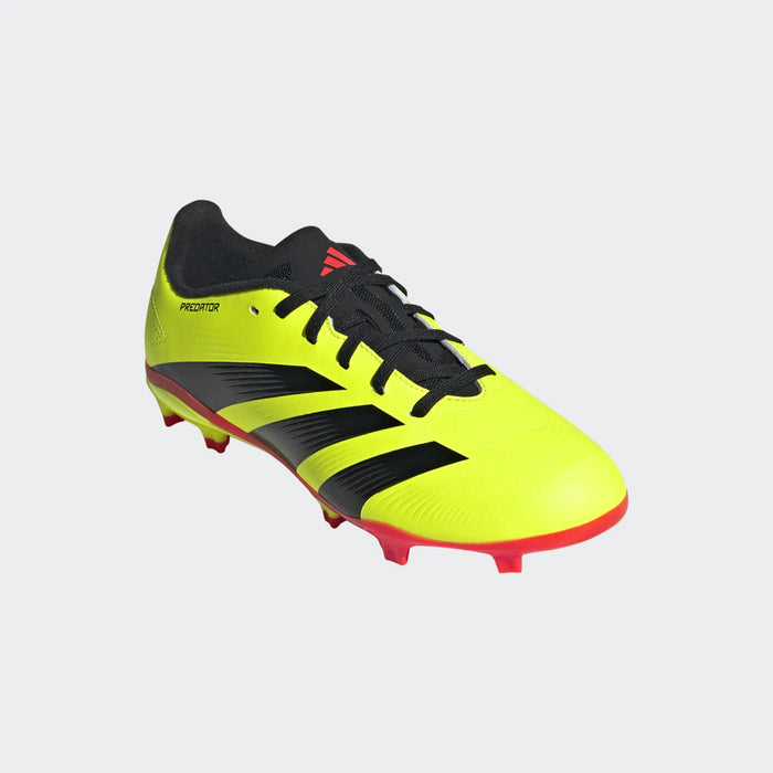 Adidas Predator League FG Jnr Football Boots (Yellow/Black/Solar Red)