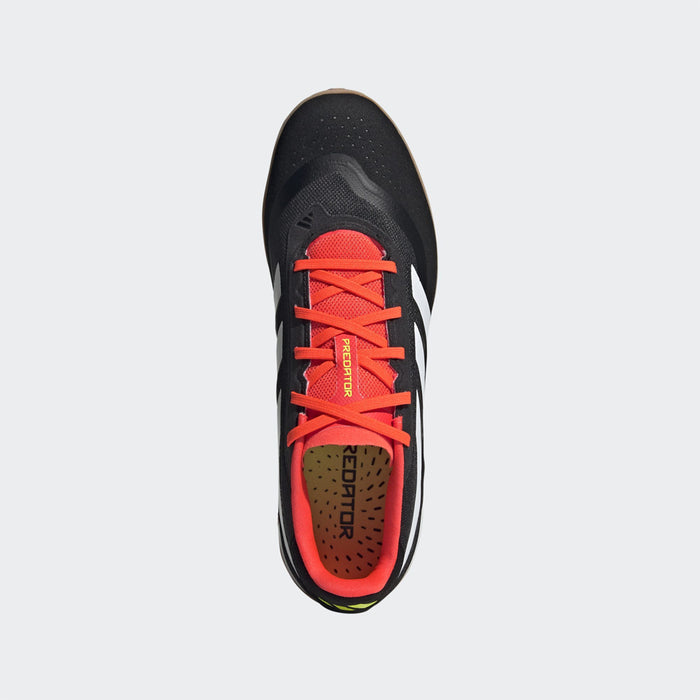 Adidas Predator League Indoor Football Shoes (Black/White/Solar Red)