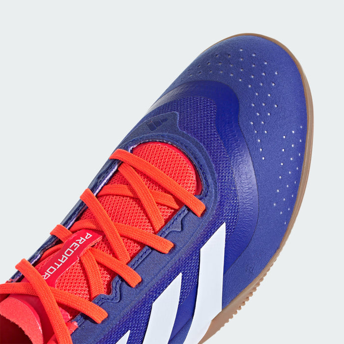 Adidas Predator League Indoor Football Shoes (Lucid Blue/White/Solar Red)