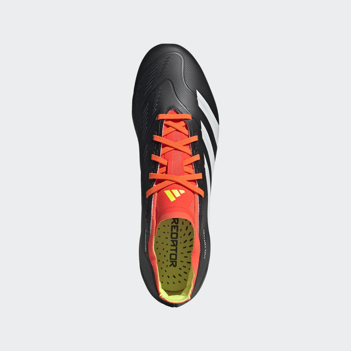 Adidas Predator League L FG Football Boots (Black/White/Solar Red)
