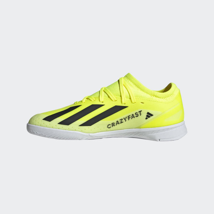 Adidas X Crazyfast League Jnr Indoor Football Shoes (Yellow/Black/White)