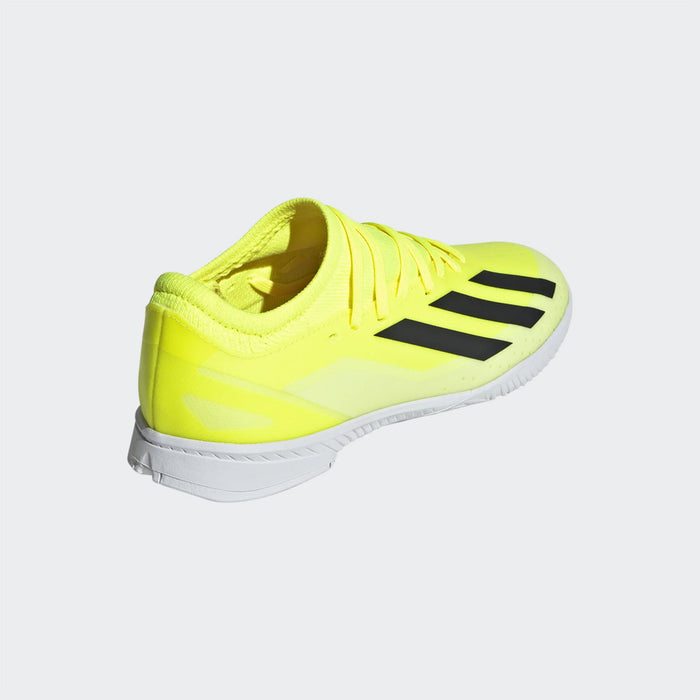 Adidas X Crazyfast League Jnr Indoor Football Shoes (Yellow/Black/White)
