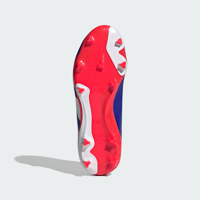 Adidas Predator League FG Jnr Football Boots (Lucid Blue/White/Solar Red)