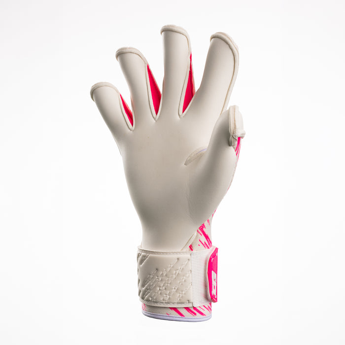 The One Glove OG1 - Amped Goalkeeper Glove (White/Hot Pink)