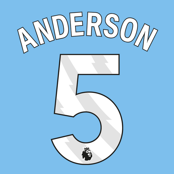 Premier League Print White (Youth) - ANDERSON 5