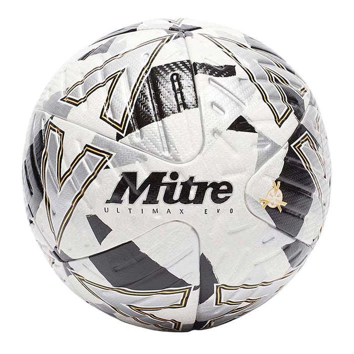 Mitre Ultimax Evo Football (White/Silver/Black)