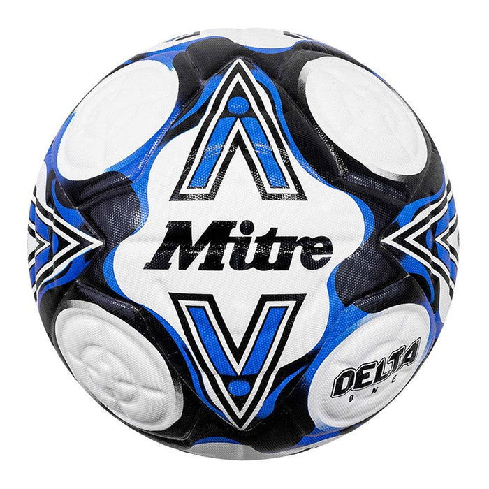 Mitre Delta One 24 Football (White/Blue)