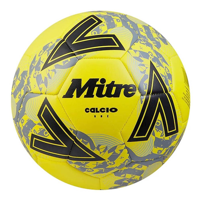 Mitre Calcio One Football (Yellow/Black)