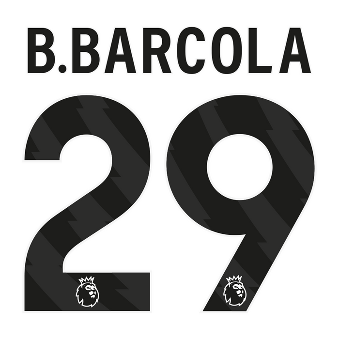 Premier League Print Black (Adult) - B.BARCOLA 29