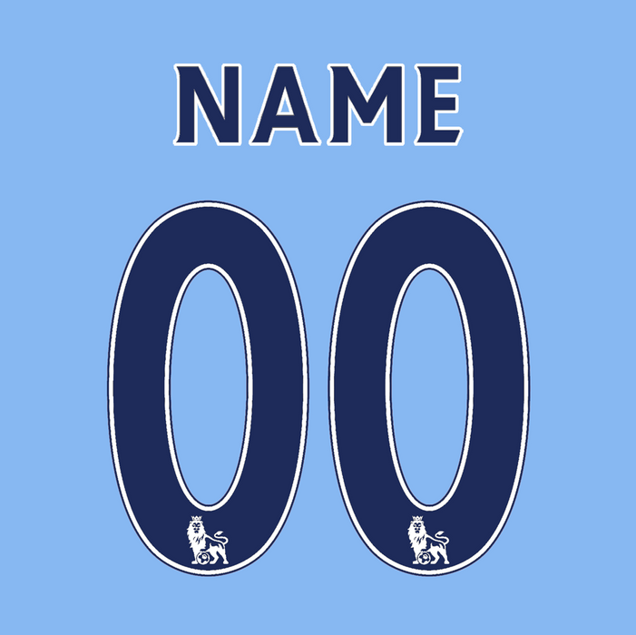 Custom Premier League Print - 2007-17 (Navy)