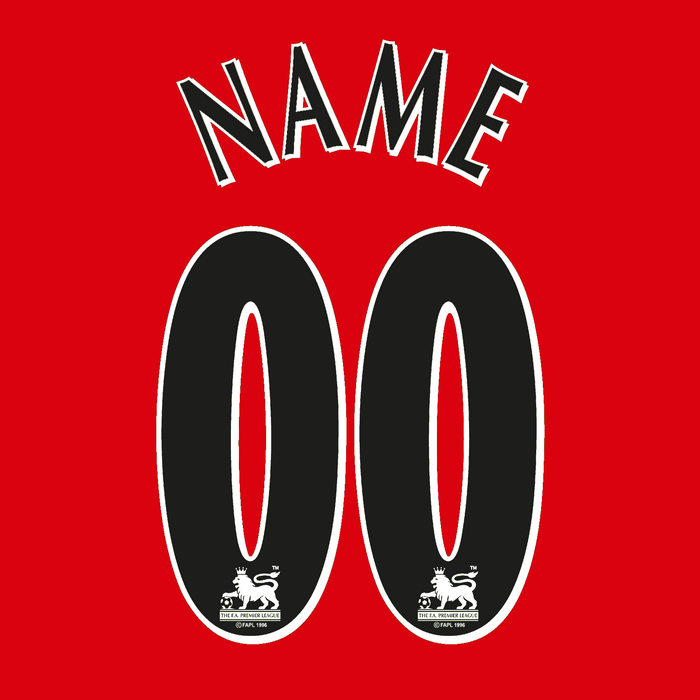 Custom Premier League Print - 1997-07 (Black)