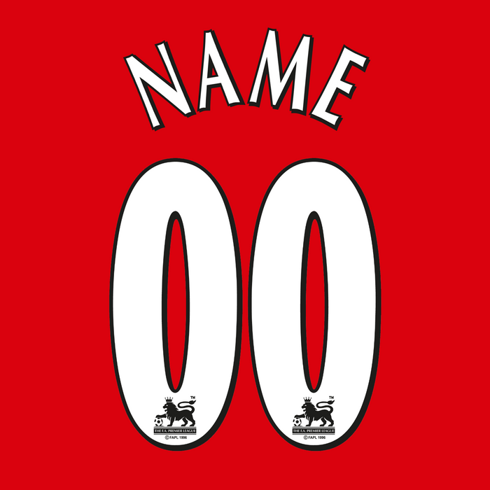 Custom Premier League Print - 1997-07 (White)