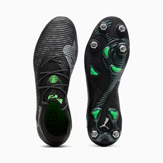 Puma Future 8 Ultimate MxSG Football Boots (Black/Cool Gray/Fluo Green)