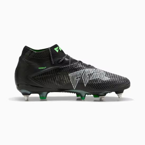 Puma Future 8 Ultimate MxSG Football Boots (Black/Cool Gray/Fluo Green)