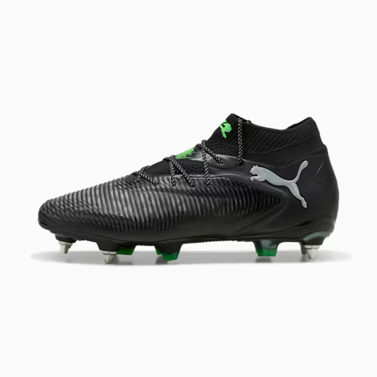 Puma Future 8 Ultimate MxSG Football Boots (Black/Cool Gray/Fluo Green)