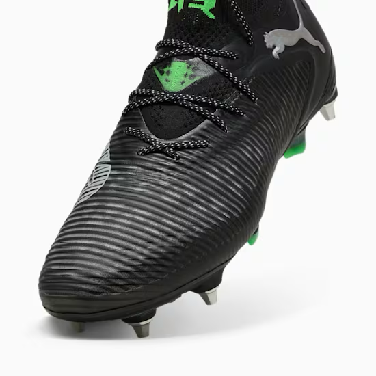 Puma Future 8 Ultimate MxSG Football Boots (Black/Cool Gray/Fluo Green)