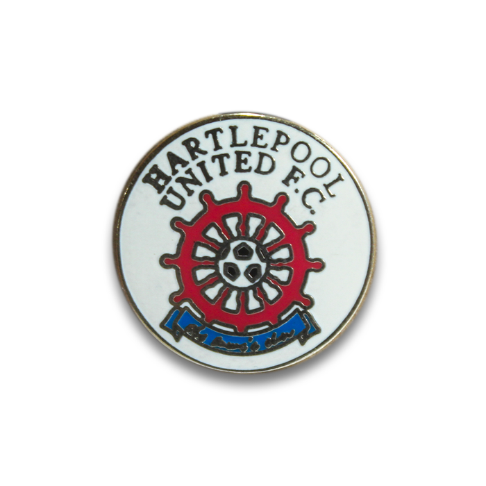 Hartlepool United FC Pin Badge - White