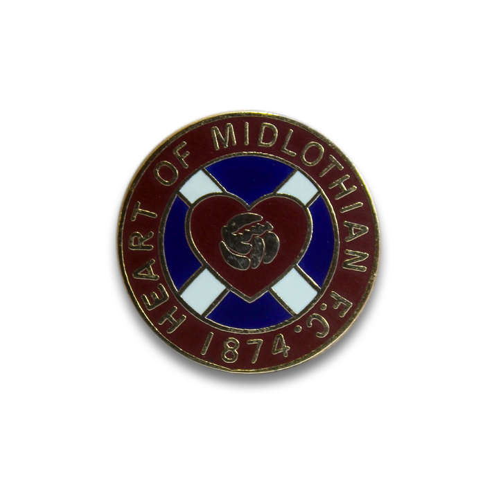 Heart of Midlothian FC Circle Pin Badge