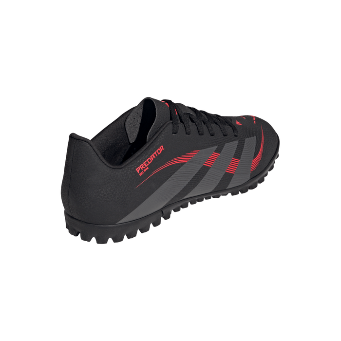Adidas Predator Club Turf Boots (Black/Grey Four/Lucid Red)