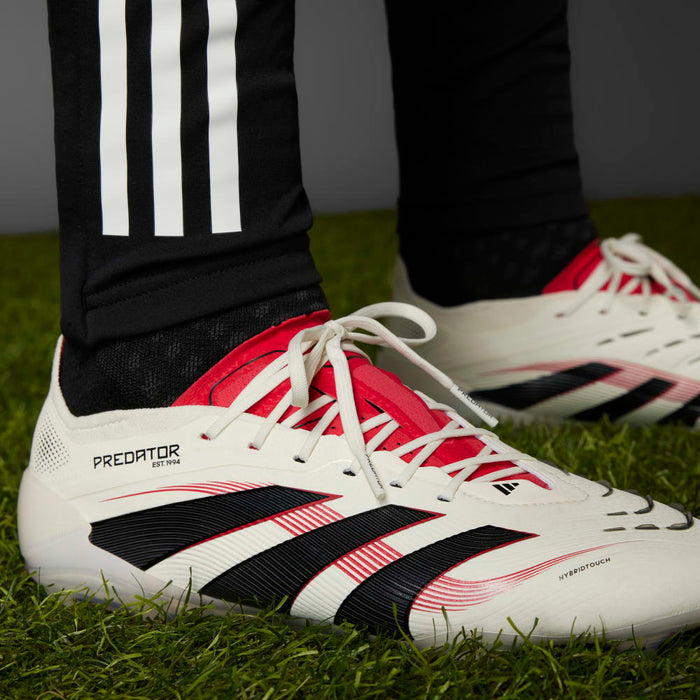 Adidas Predator Elite FG Football Boot (Off White/Core Black/Pure Ruby)