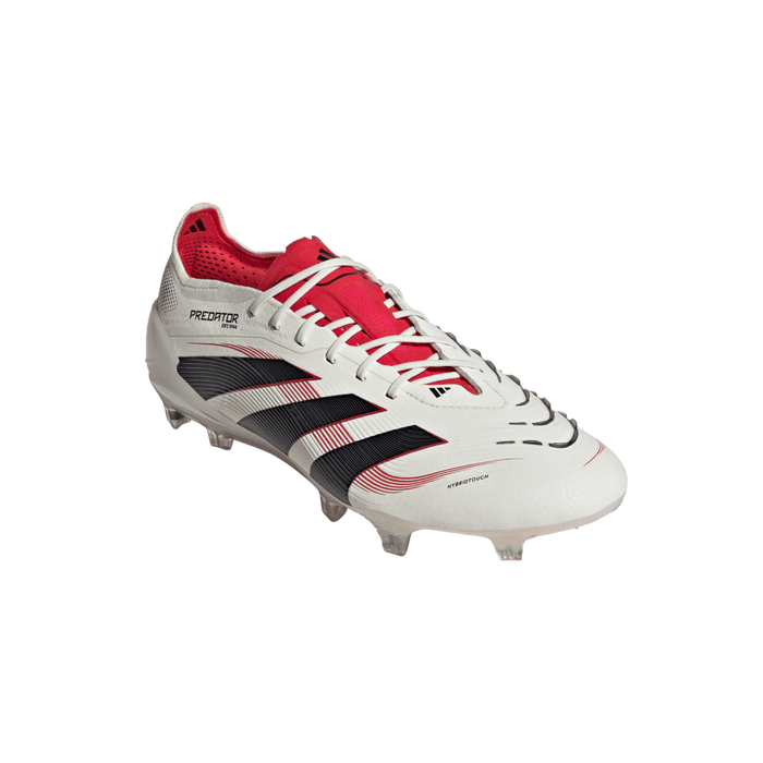 Adidas Predator Elite FG Football Boot (Off White/Core Black/Pure Ruby)