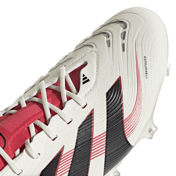 Adidas Predator Elite FG Football Boot (Off White/Core Black/Pure Ruby)