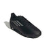 adidas Deportivo III FxG junior football boot in black and grey - front angle