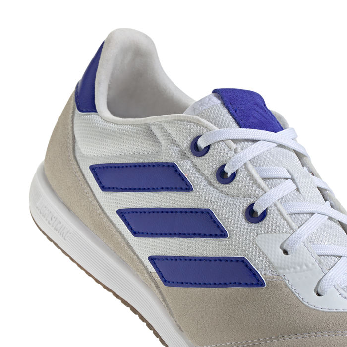 Adidas Copa Gloro IN Indoor Football Shoes (White/Lucid Blue/Gum)