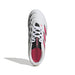 adidas Predator Club FG/MG junior football boot in white and solar turbo - top-down view