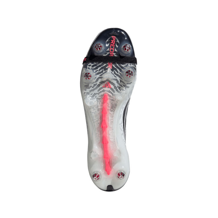 Predator Elite Fold-Over Tongue SG Football Boots (White/Solar Purple/Solar Turbo)