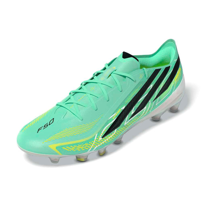 Adidas F50 Hyperfast Elite AG Football Boots (Pulse Mint/Core Black/Solar Lemon)