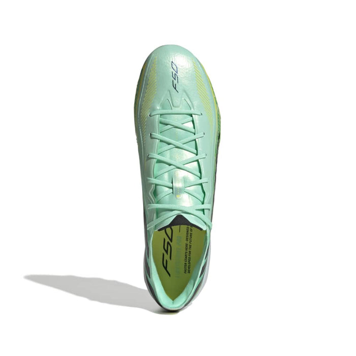Adidas F50 Hyperfast Elite AG Football Boots (Pulse Mint/Core Black/Solar Lemon)