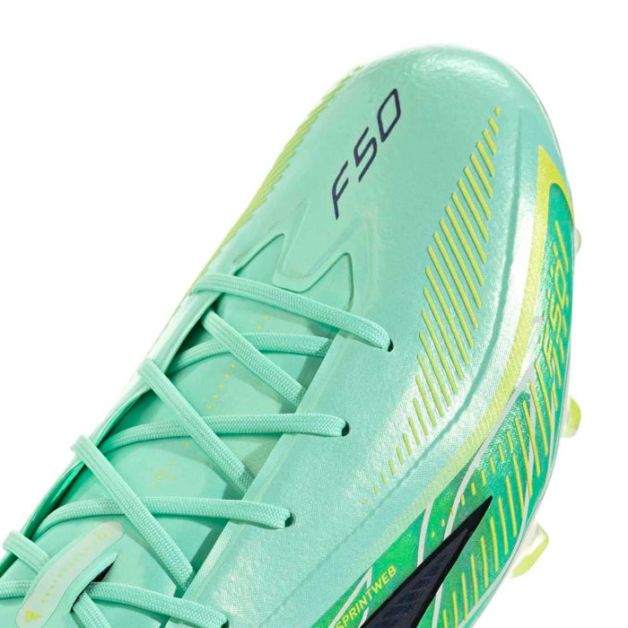 Adidas F50 Hyperfast Elite AG Football Boots (Pulse Mint/Core Black/Solar Lemon)