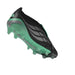 adidas Predator Elite Fold-Over Tongue FG football boot in core black, silver metallic and pulse mint