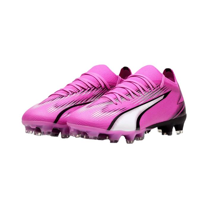 Puma Ultra Match Womens FG/AG Football Boots (Poison Pink/White/Black)