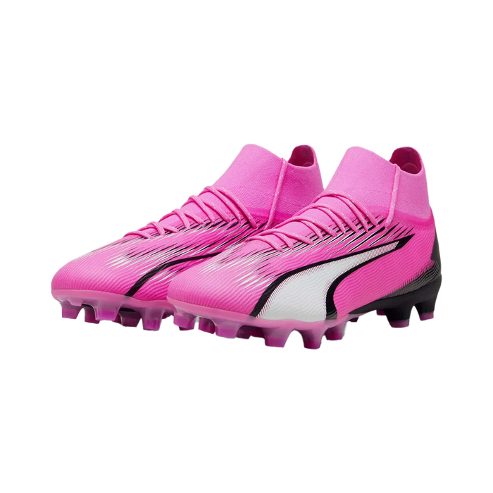 Puma Ultra Pro FG/AG Football Boots (Poison Pink/White/Black)