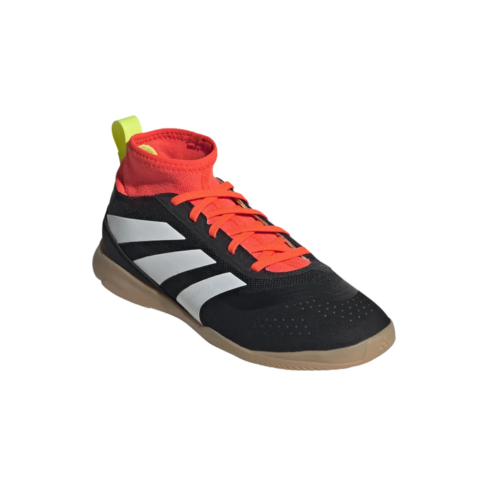 Adidas Predator League Sock Jnr Indoor Football Shoes (Black/White/Solar Red)