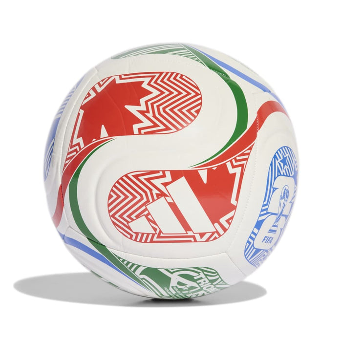 FIFA World Cup 26 Trionda Club Ball (White/Vivid Red/Glow Blue/Green)