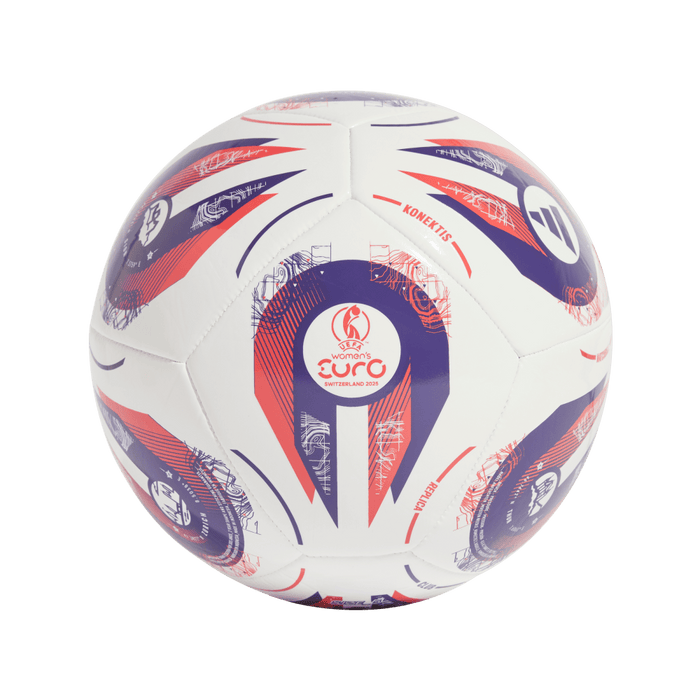 Adidas Women's Euro25 Club Football (White/Pantone/Pantone)
