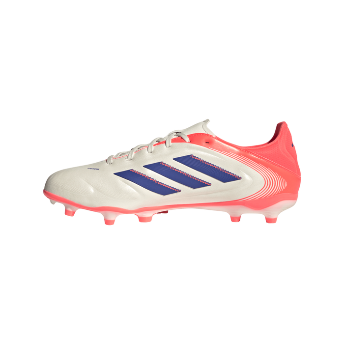 Adidas Copa Pure III League FG/MG Football Boots (Off White/Blue/Coral)