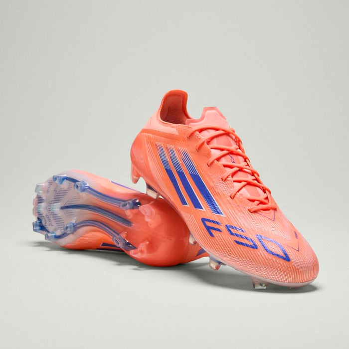 Adidas F50 Elite FG Football Boots (Beam Orange/Lucid Blue/White)