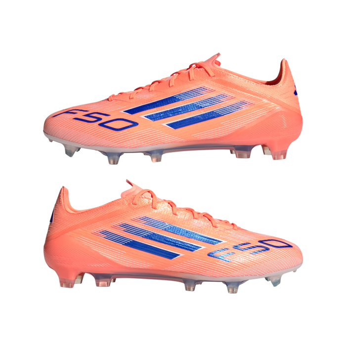 Adidas F50 Elite FG Football Boots (Beam Orange/Lucid Blue/White)