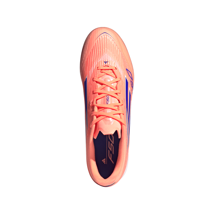 Adidas F50 League Indoor Football Shoes (Beam Orange/Lucid Blue/White)