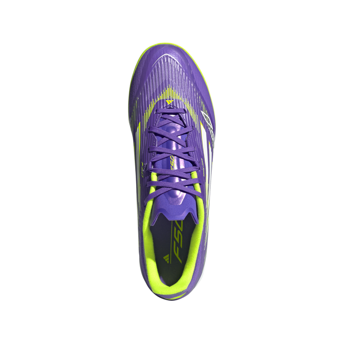 Adidas F50 League IN Indoor Football Boots (Purple Rush/Cloud White/Lucid Lemon)