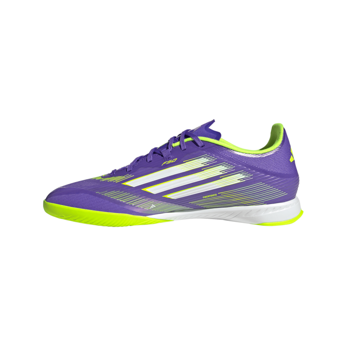 Adidas F50 League IN Indoor Football Boots (Purple Rush/Cloud White/Lucid Lemon)