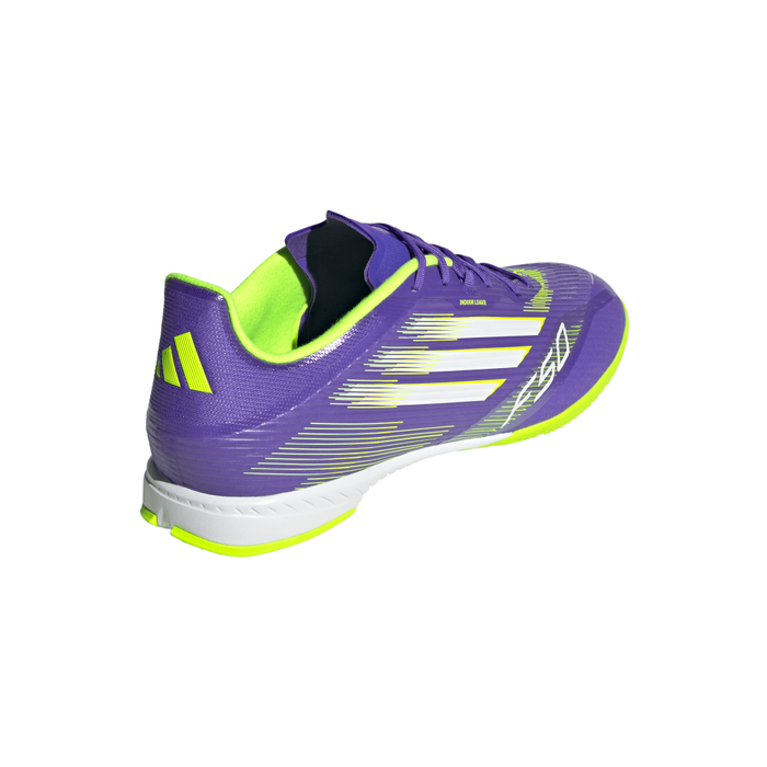 Adidas F50 League IN Indoor Football Boots (Purple Rush/Cloud White/Lucid Lemon)