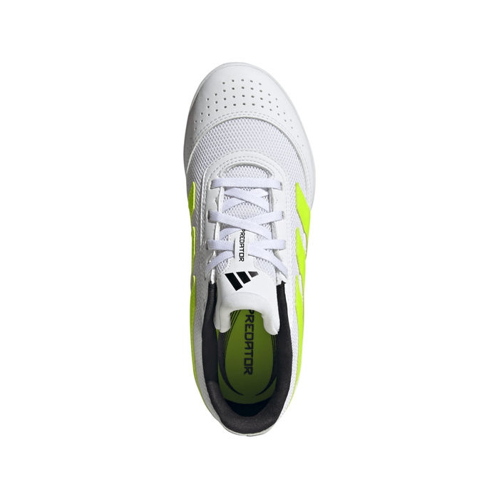 Adidas Predator Club IN Sala Indoor Jnr Football Shoes (Cloud White/Lucid Lemon/Core Black)