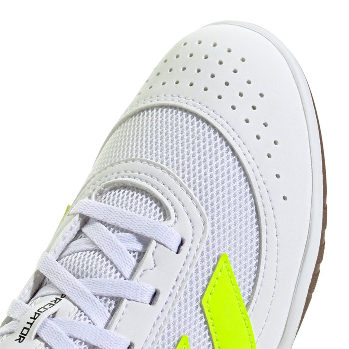 Adidas Predator Club IN Sala Indoor Jnr Football Shoes (Cloud White/Lucid Lemon/Core Black)