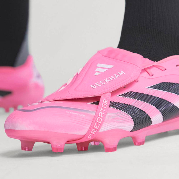 Adidas Predator Elite Fold-Over Tongue Beckham FG Football Boots (Beam Pink/Core Black/Cloud White)